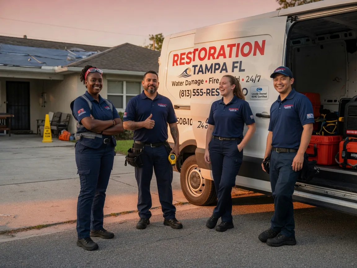 Water Damage Restoration company in Hunt, TX